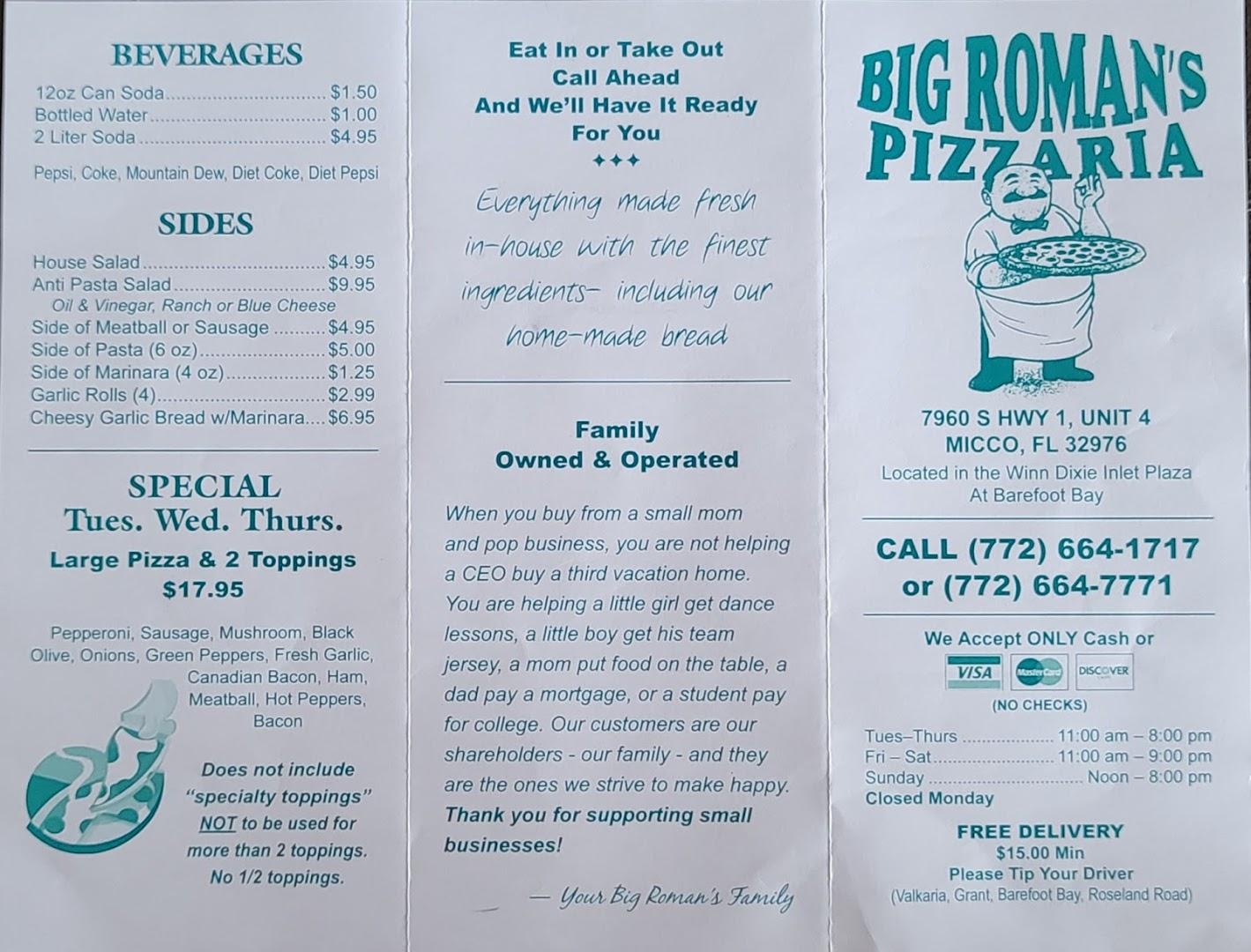 Big Romans Pizza